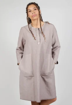 Aequamente Dresses^Shift Dress in Taupe