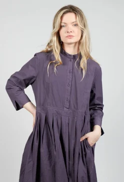 Aequamente Dresses^Shirt Dress in Melanzana