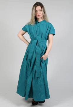 Apuntob Dresses^Shirt Dress in Sea