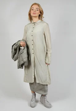 Rundholz Mainline Dresses^Shirt Dress in Straw Cloud