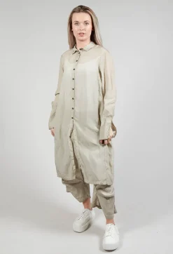 Rundholz Mainline Dresses^Shirt Dress in Straw Cloud
