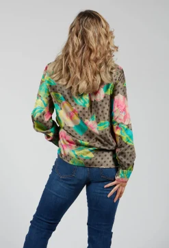 Maliparmi Shirts & Blouses^Shirt in Rosa / Verde
