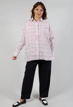 Hannoh Wessel Shirts & Blouses^Shirt Print Clarissa in Fucshia Checks