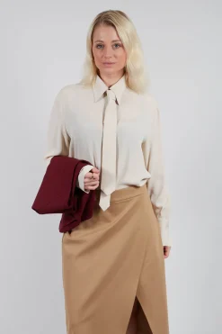 Mei Meij Shirts & Blouses^Shirt with Tie in Sandshell