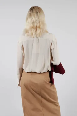 Mei Meij Shirts & Blouses^Shirt with Tie in Sandshell