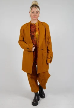 Masnada Coats^Short Coat in Tumeric