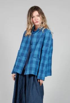 Apuntob Jackets^Short Jacket in Denim