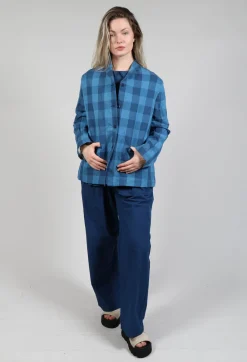 Apuntob Jackets^Short Jacket in Denim