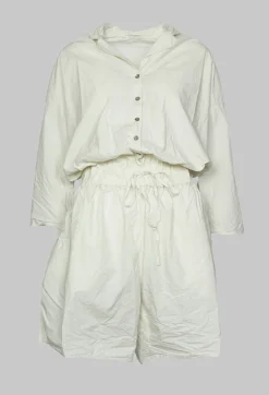 Album Di Famiglia Jumpsuits^Short Jumpsuit in White