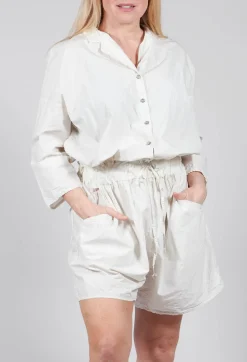 Album Di Famiglia Jumpsuits^Short Jumpsuit in White