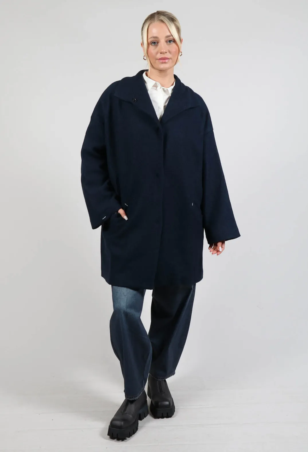 Elemente Clemente Coats^Short Mande Coat in Dark Night