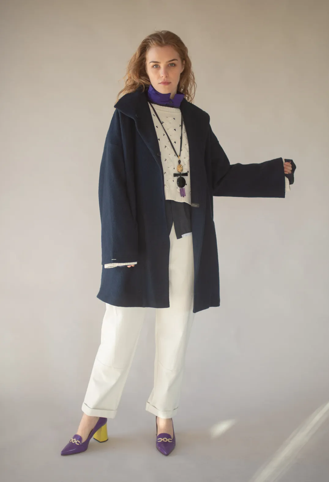 Elemente Clemente Coats^Short Mande Coat in Dark Night