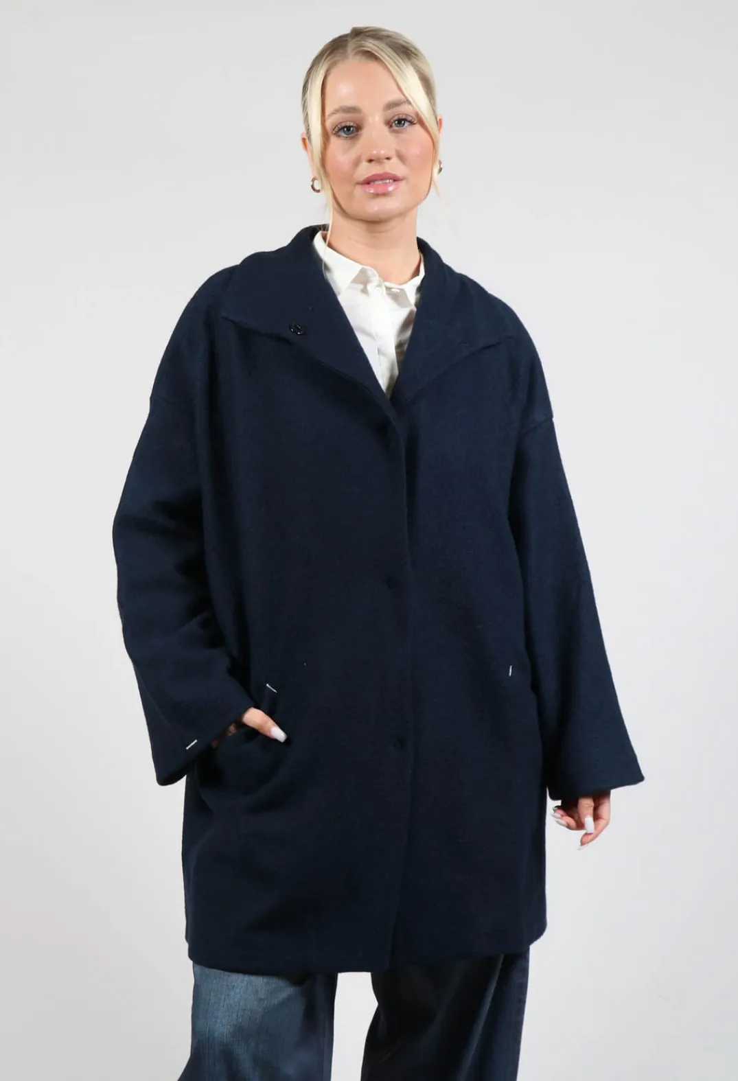 Elemente Clemente Coats^Short Mande Coat in Dark Night