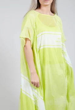 Rundholz Black Label Dresses^Short Sleeve Cotton Dress in Sun Print