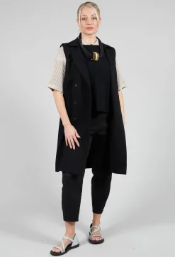 Sarah Pacini Tops^Short Sleeve Knitted Cardigan in Mastic