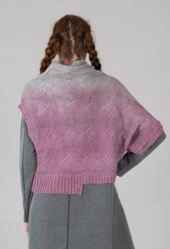 Moyuru Knitwear|Jumpers^Short Sleeve Knitted Jumper in Pink