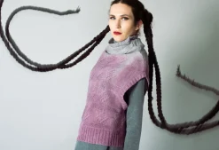 Moyuru Knitwear|Jumpers^Short Sleeve Knitted Jumper in Pink