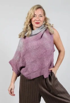 Moyuru Knitwear|Jumpers^Short Sleeve Knitted Jumper in Pink