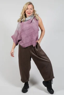 Moyuru Knitwear|Jumpers^Short Sleeve Knitted Jumper in Pink