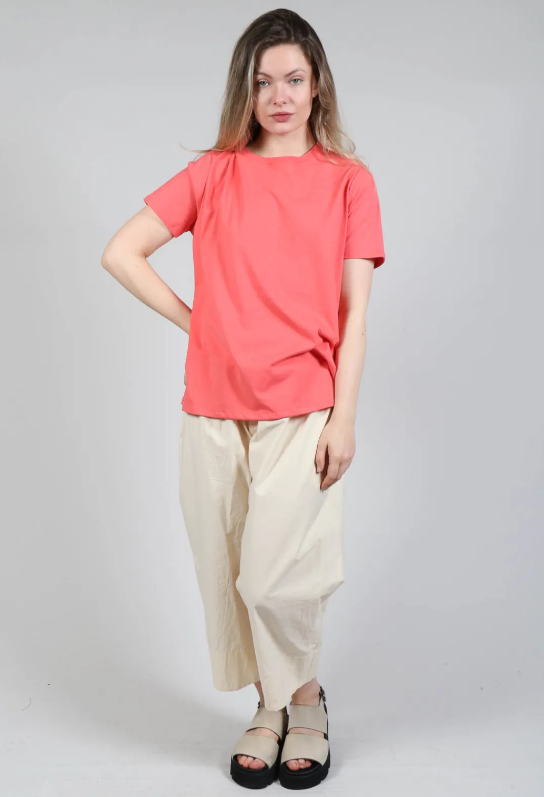 Apuntob Shirts & Blouses^Short Sleeve T-Shirt in Strawberry