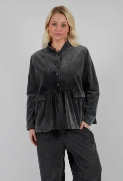 Amici Jackets^Short Structured Jacket in Pewter