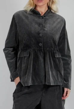 Amici Jackets^Short Structured Jacket in Pewter