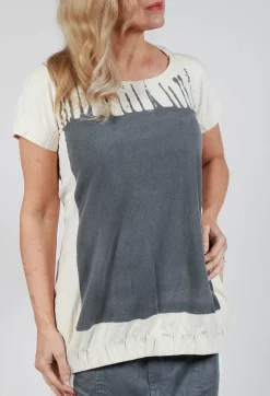 Rundholz Mainline Tops^Short T-Shirt in Asteroid Paint