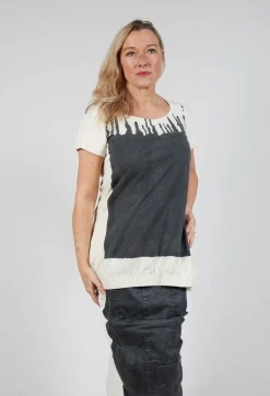 Rundholz Mainline Tops^Short T-Shirt in Black Paint