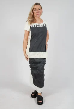 Rundholz Mainline Tops^Short T-Shirt in Black Paint