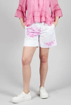 Beatrice B Shorts^Shorts with Pink Flower Print