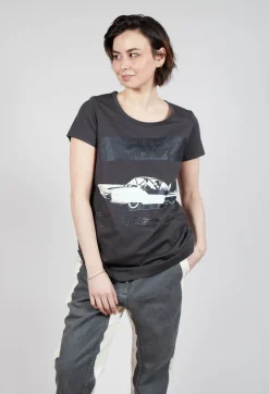 Rundholz Mainline Tops^Shortsleeve Top in Asteroid Print