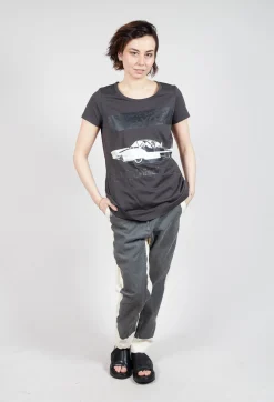Rundholz Mainline Tops^Shortsleeve Top in Asteroid Print