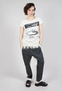 Rundholz Mainline Tops^Shortsleeve Top in Galaxy Print
