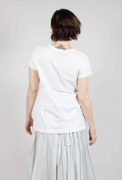 Rundholz Mainline Tops^Shortsleeve Top in Starwhite Print