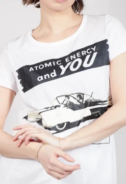 Rundholz Mainline Tops^Shortsleeve Top in Starwhite Print