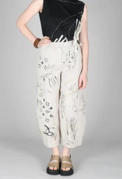 Tadashi Trousers^Signature Design Trousers in Beige