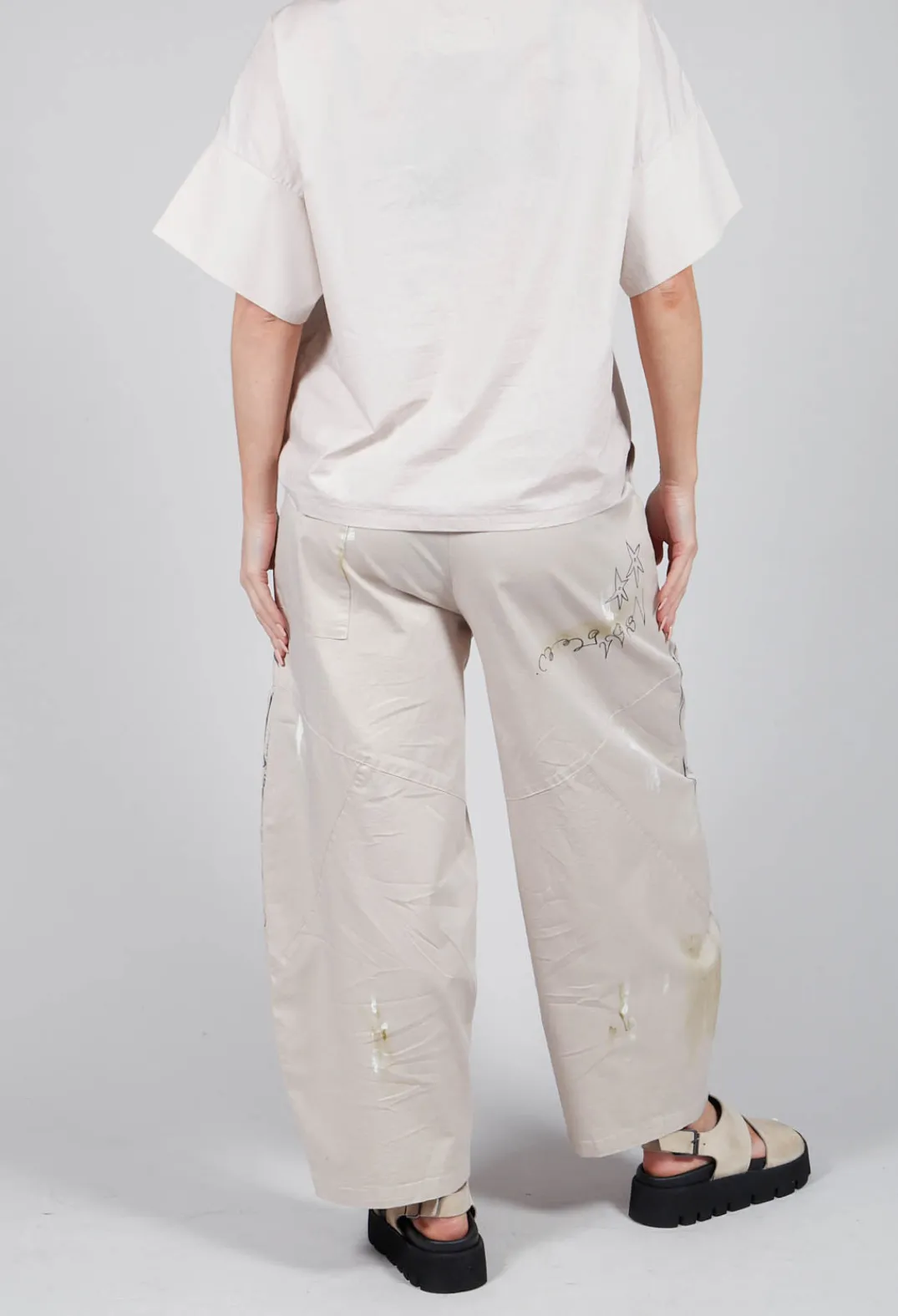 Tadashi Trousers^Signature Design Trousers in Beige