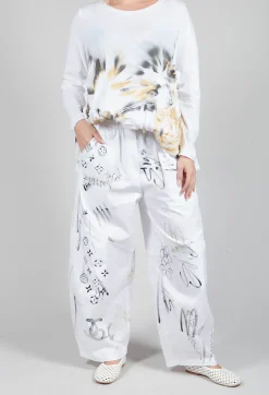 Tadashi Trousers^Signature Design Trousers in White