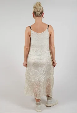 Rundholz Dip Dresses^Silk Asymmetrical Hem Dress in Eraser