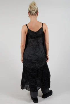 Rundholz Dip Dresses^Silk Asymmetrical Hem Dress in Black