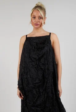 Rundholz Dip Dresses^Silk Asymmetrical Hem Dress in Black