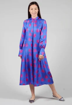 Beatrice B Dresses^Silk Chemiser Dress in Jardin Print