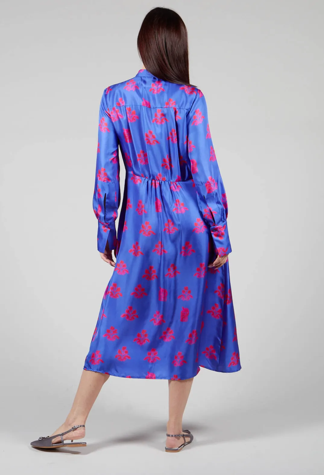 Beatrice B Dresses^Silk Chemiser Dress in Jardin Print
