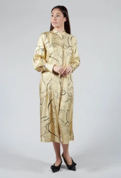 Beatrice B Dresses^Silk Chemiser Dress in Rabbit Print