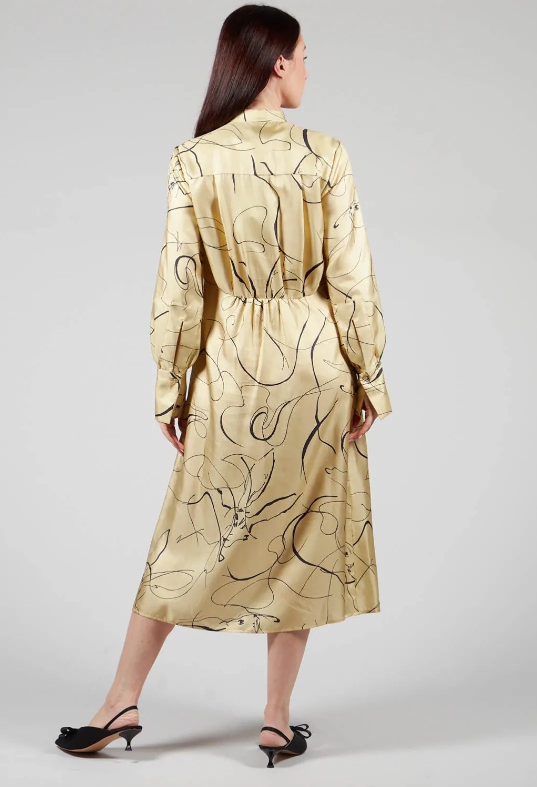 Beatrice B Dresses^Silk Chemiser Dress in Rabbit Print