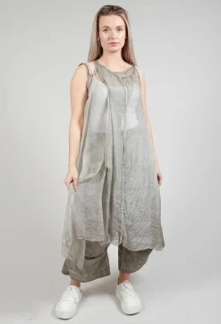 Rundholz Mainline Dresses^Silk Overdress in Hay Cloud