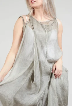 Rundholz Mainline Dresses^Silk Overdress in Hay Cloud