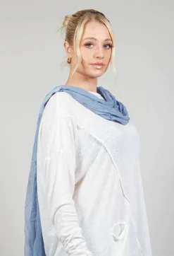 Umit Unal Scarves^Silk Scarf in Original Blue