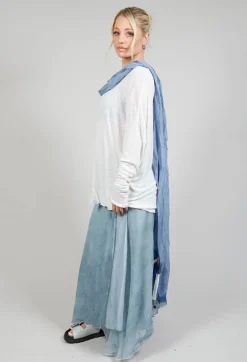 Umit Unal Scarves^Silk Scarf in Original Blue