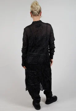 Rundholz Dip Dresses^Silk Shirt Dress in Black